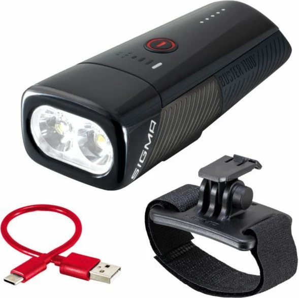 Dritë frontale për biçikletë Sigma, e zezë