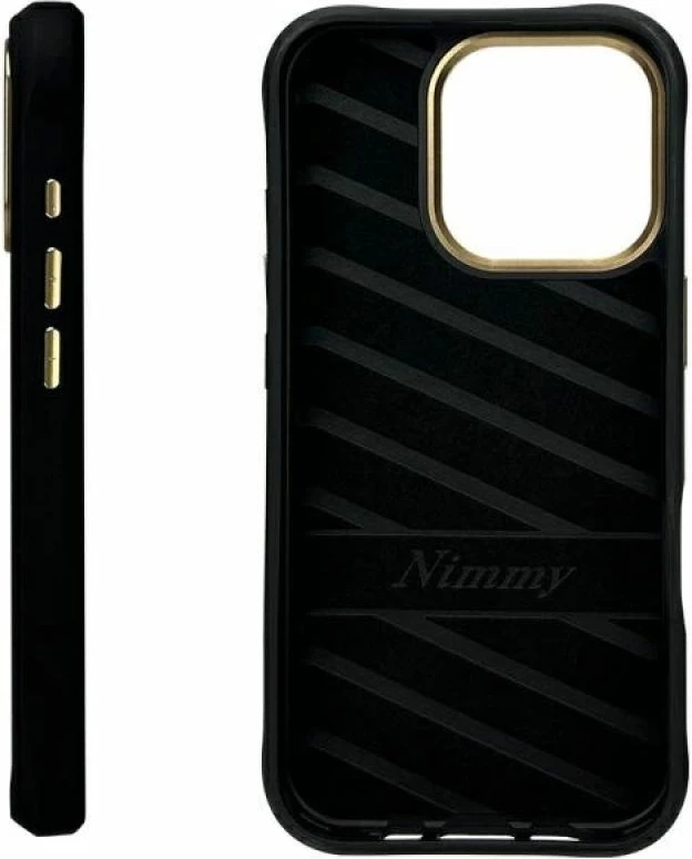 Kapak iPhone Nimmy Glasses Cool Dog për iPhone 16 Pro Max, i zi
