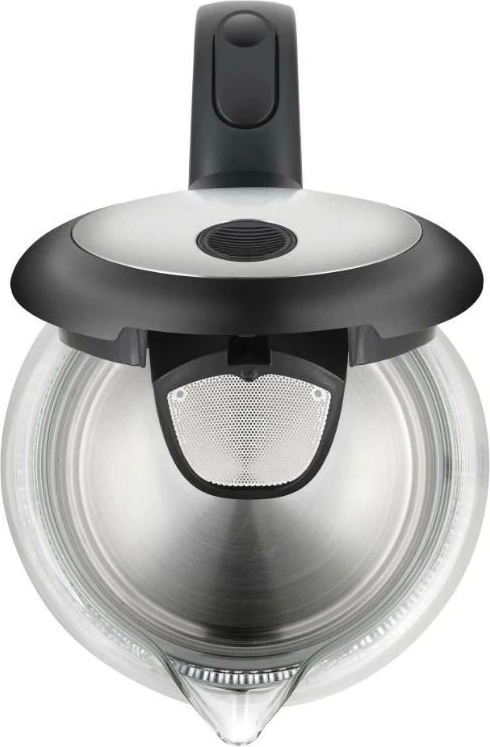 Ibrik elektrik Amica Glass Kettle KD2050G, 1.7L, i zi/transparente