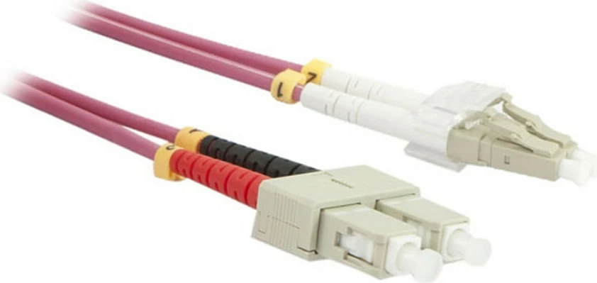 Kabllo fiber optike Synergy21 S216293, OM4 multimode, LC-SC, 1 m, vjollcë