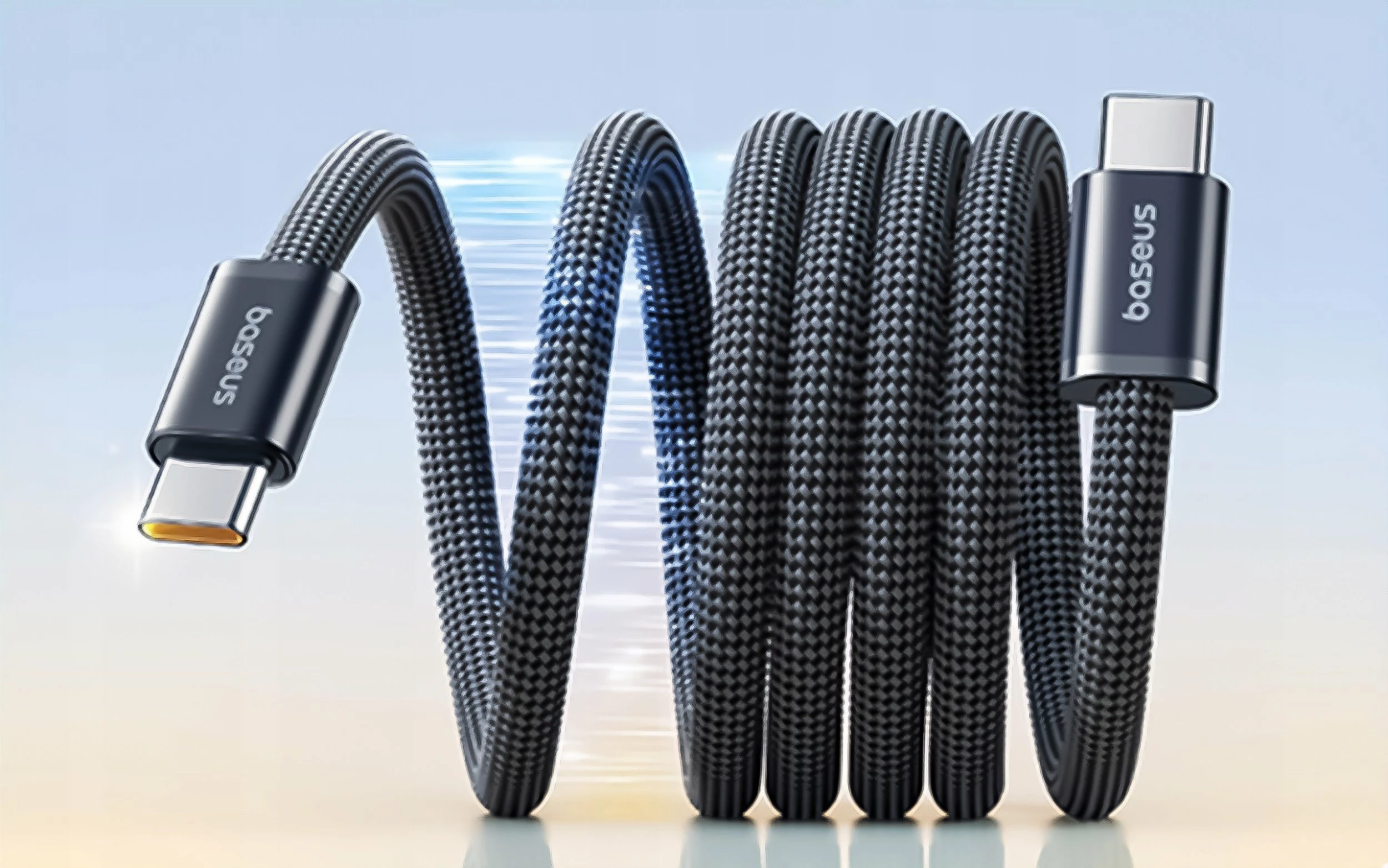 Kabëll USB-C në USB-C Baseus Dynamic 4 Pro BSU9073 100W 1 m, i zi