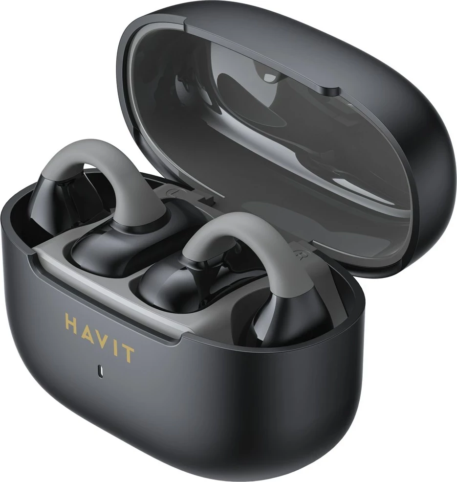 Kufje wireless HAVIT OWS910 TWS, Bluetooth 5.3, të zeza