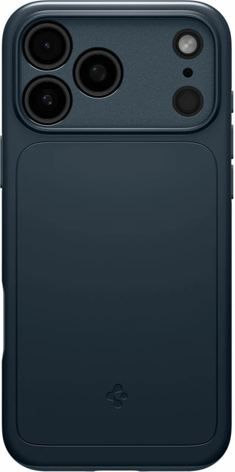 Mbështjellës Spigen Thin Fit MagSafe për iPhone 17 Pro Max, ultra i hollë polikarbonat, me unazë magnetike MagSafe, Navy Blue