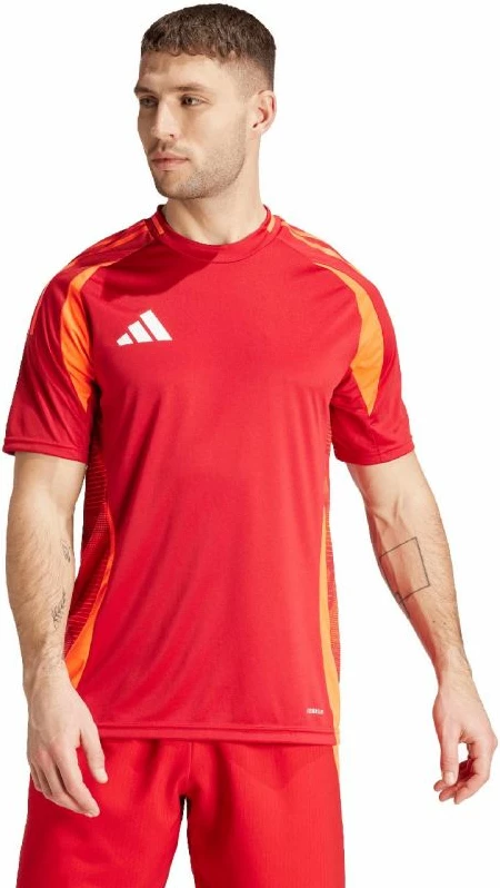 Fanellë për meshkuj adidas, e kuqe dhe portokalli