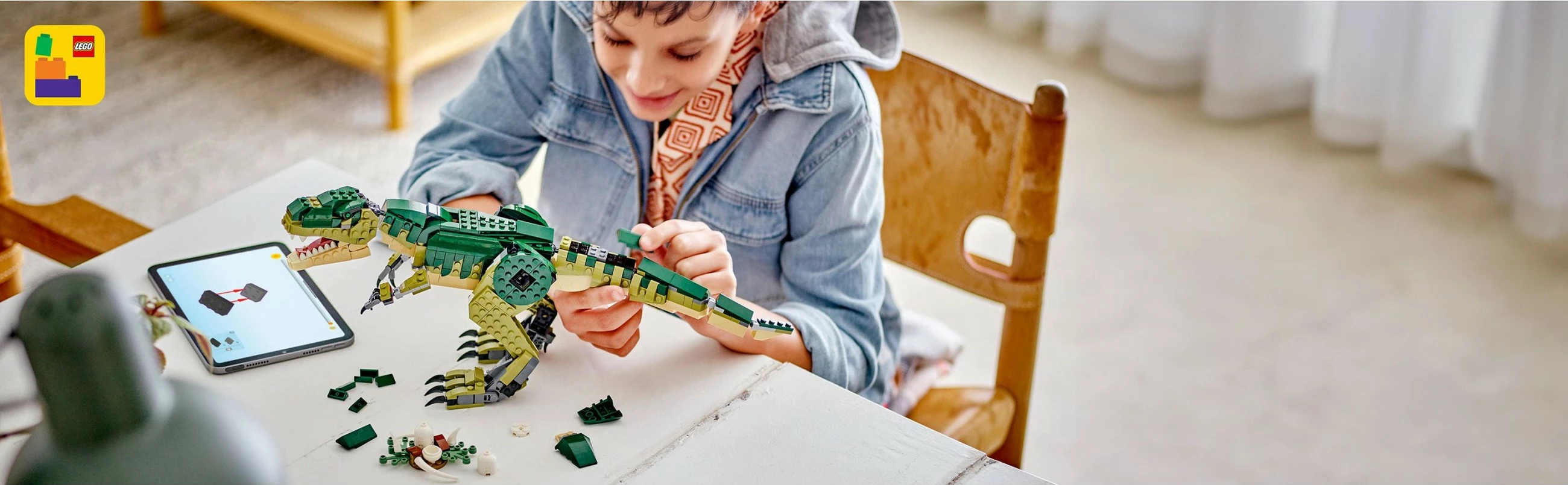 Set ndërtimi LEGO Creator 3-in-1 31151, T.Rex, multikolor