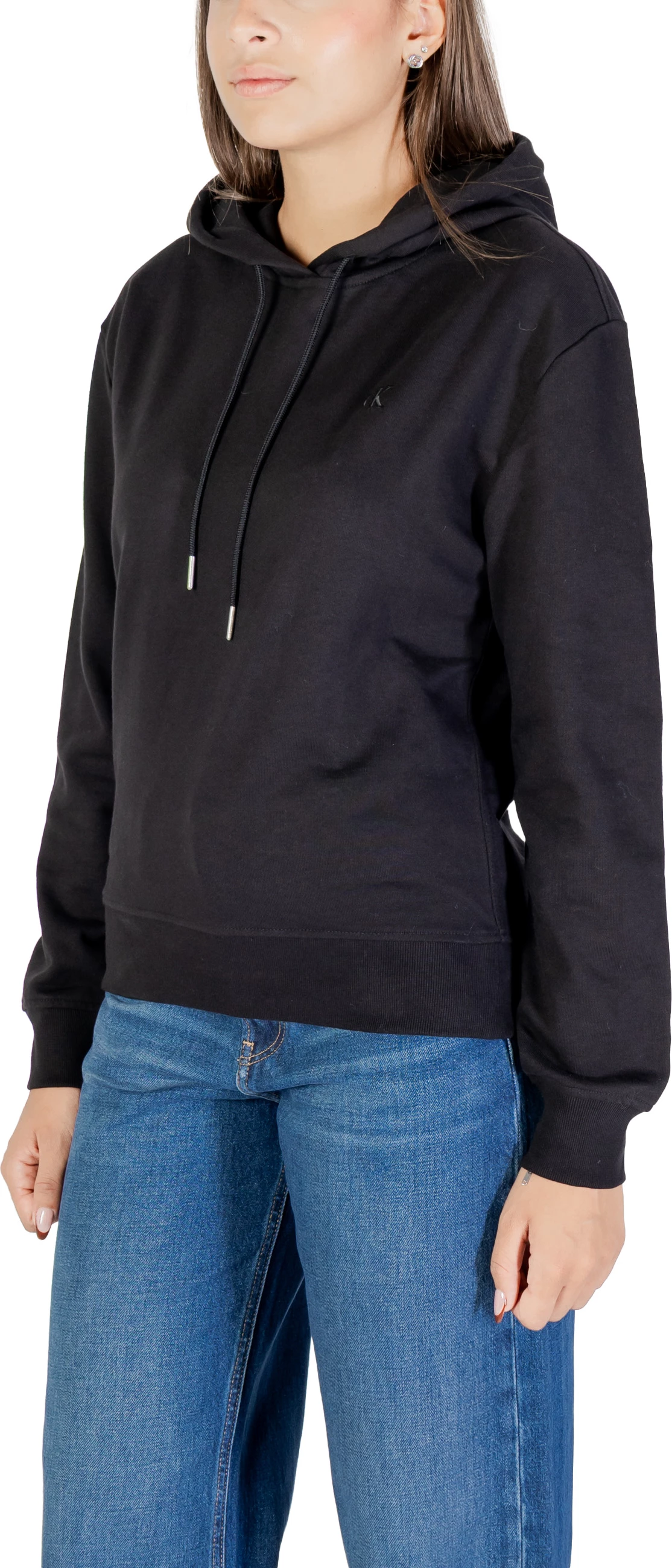 Duks për femra Calvin Klein Jeans LS Archive Terry LV047C224G, i zi [Madhësia: XS]