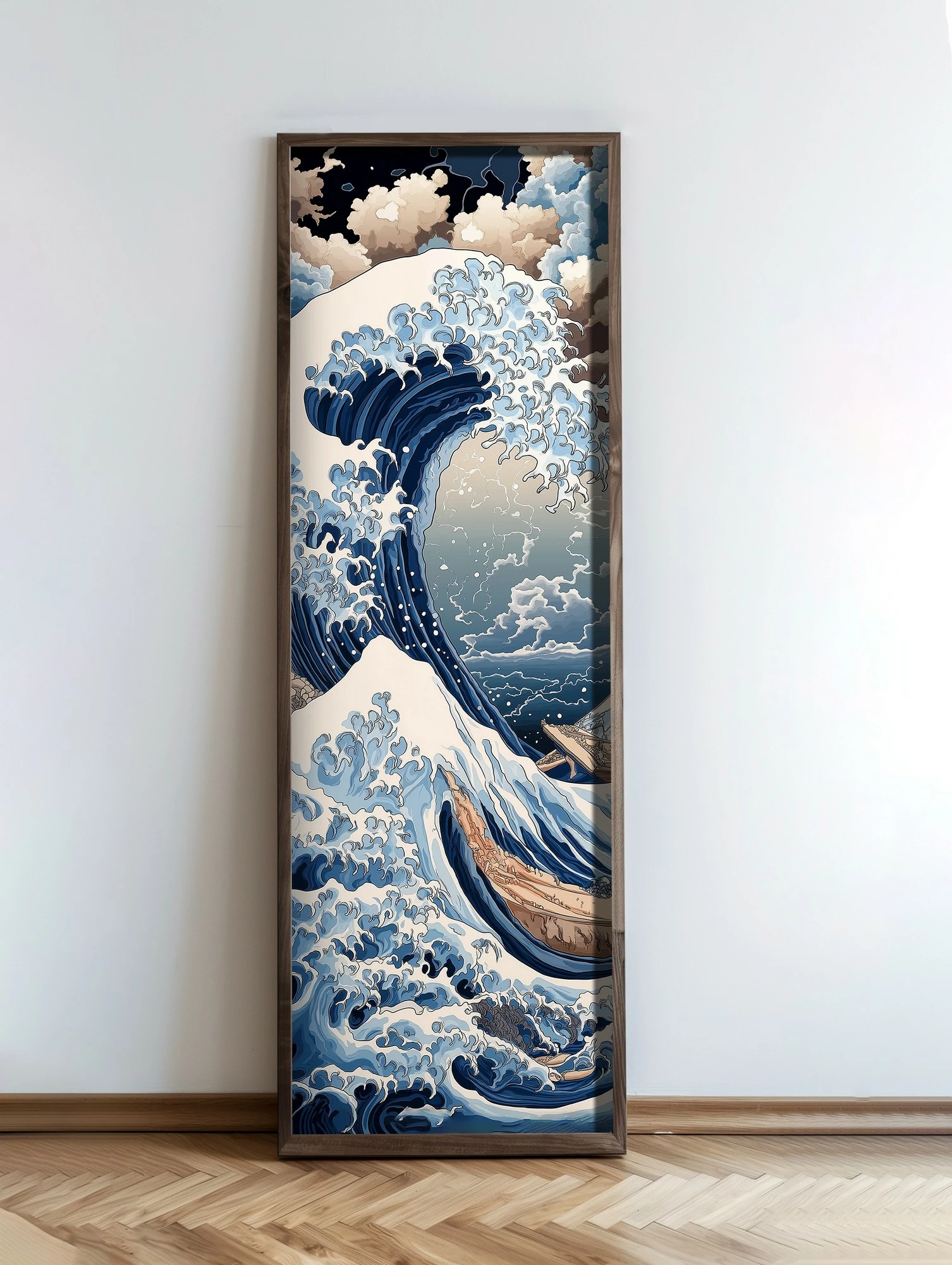 Pikturë dekorative me kornizë, MDF, Wallity, EMR097, shumëngjyrëshe, 40x120x3.5cm