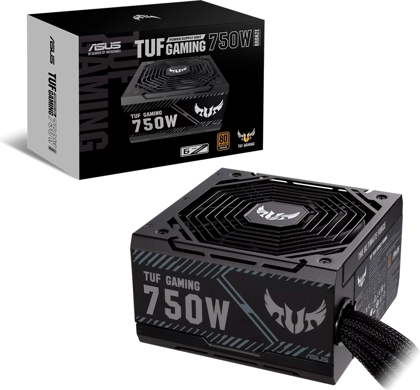 Furnizues rryme (PSU) ASUS TUF Gaming 750W 80 Plus Bronze, ATX, jo-modular, i zi