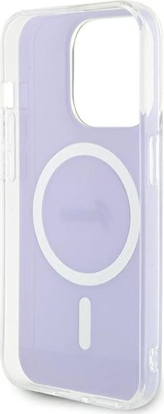 Mbështjellës Guess GUHMP15LHITSU për iPhone 15 Pro 6.1", IML Iridescent MagSafe, vjollcë