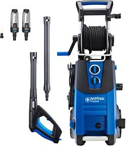 Pastrues me presion Nilfisk Premium 180-10, 180 bar, zorrë 10 m, blu/zi