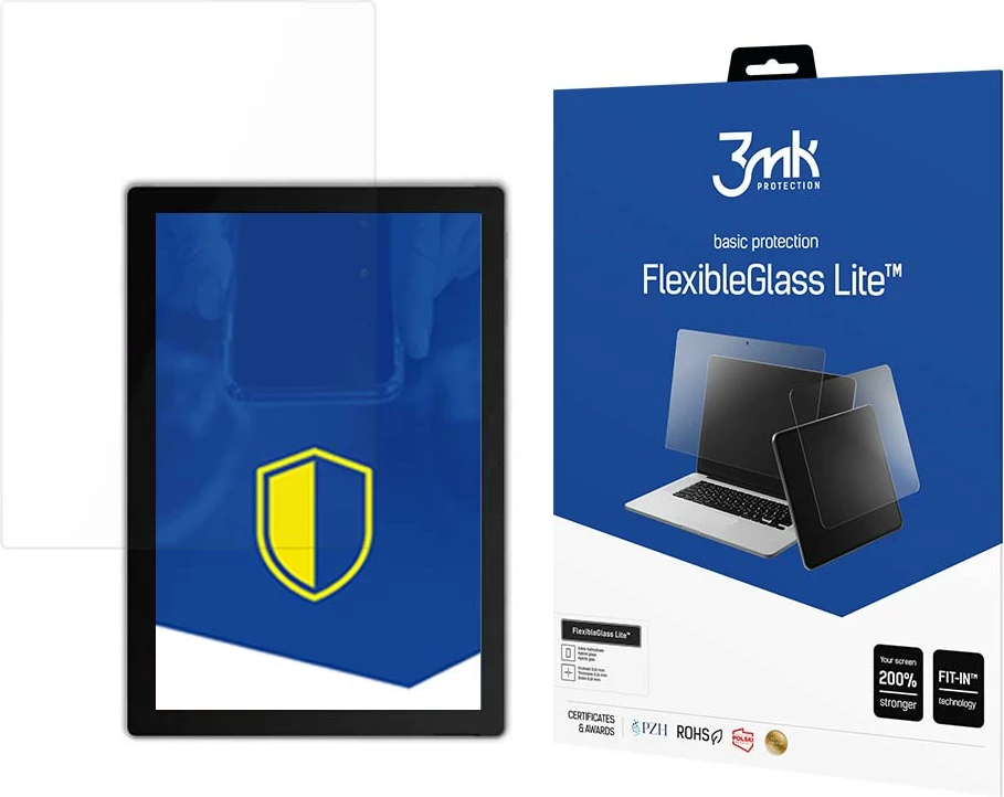 Xham hibrid mbrojtës për tablet Microsoft Surface Pro 7, 3mk FlexibleGlass Lite, ultra i hollë, Transparent