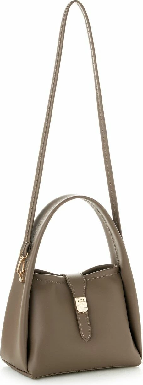 Çantë dore Vince Camuto, ngjyrë mink e errët, Turin