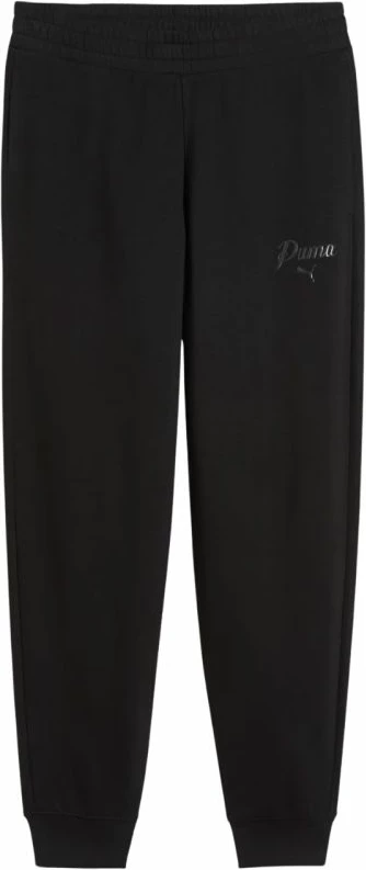 Pantallona sportive Puma ESS Script Comfort femra, të zeza