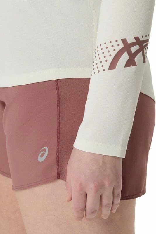 Maicë me mëngë të gjata për femra Asics, bezhë