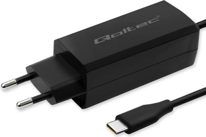 Karikues Qoltec 52420, 90W, GaN, USB-C 3.1, i zi