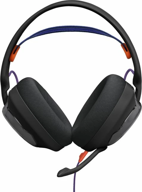 Kufje gaming me kabllo JBL Quantum 250, over-ear, 50 mm, 3.5 mm, me mikrofon boom të heqshëm, të zeza