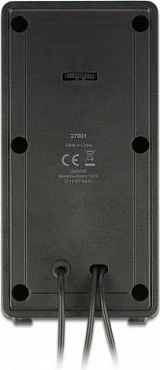 Altoparlantë DeLOCK Stereo 2.0, 3W RMS, USB + 3.5mm, të zinj