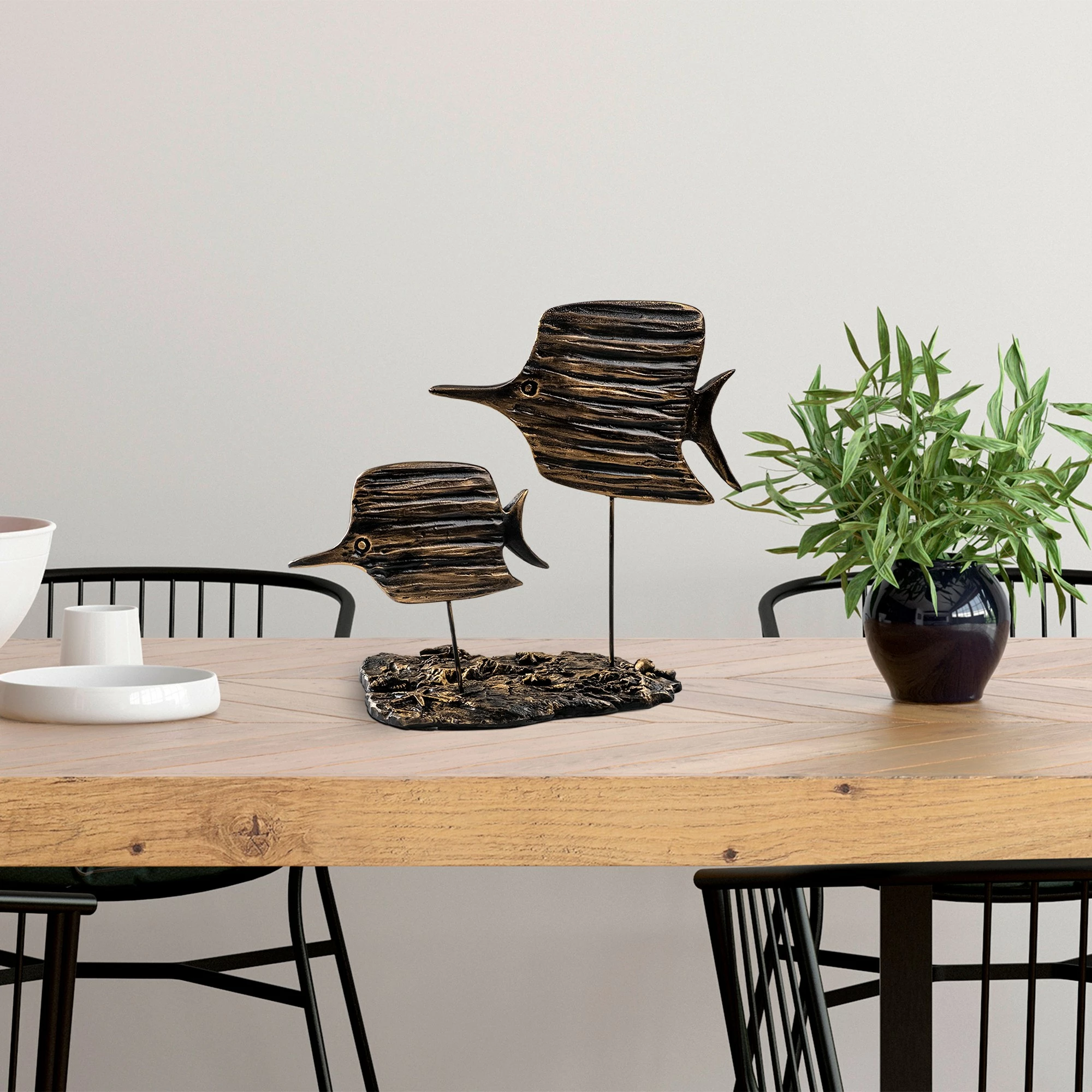 Objekt dekorativ Aberto Design, Copperband, set prej dy copash