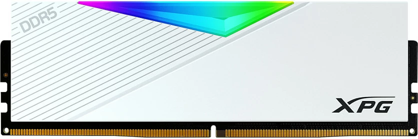 RAM Memorje ADATA XPG Lancer RGB, DDR5 64GB (2x32GB) 6000MHz CL30, e bardhë