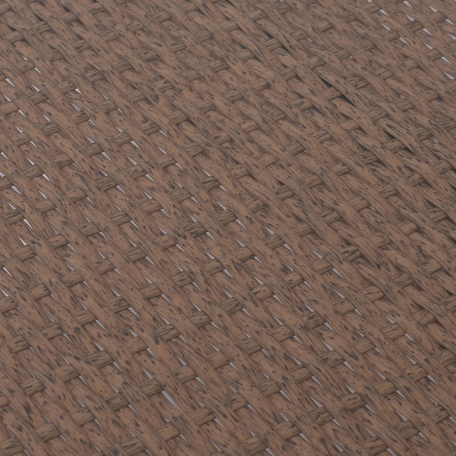 Tavolinë metalike Minsk rattan, ngjyrë bezhë-kafe, FH5507.02, 150x90x75 cm