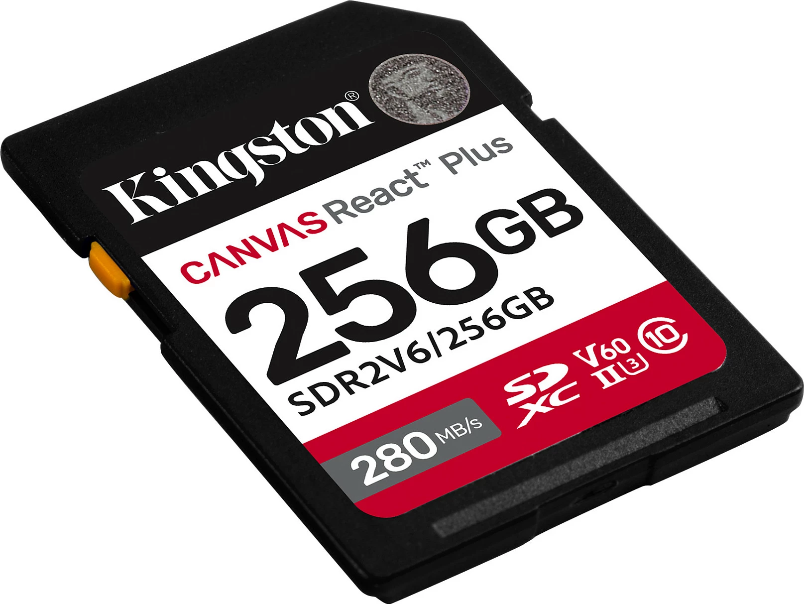 Kartelë memorie Kingston Canvas React Plus 256GB SDXC UHS-II, 280MB/s, e zezë