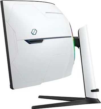 Monitor Samsung Odyssey Neo G9 G95NC, 57", VA i lakuar, Dual UHD, 1ms, 240Hz, HDR10+, bardhë-zi