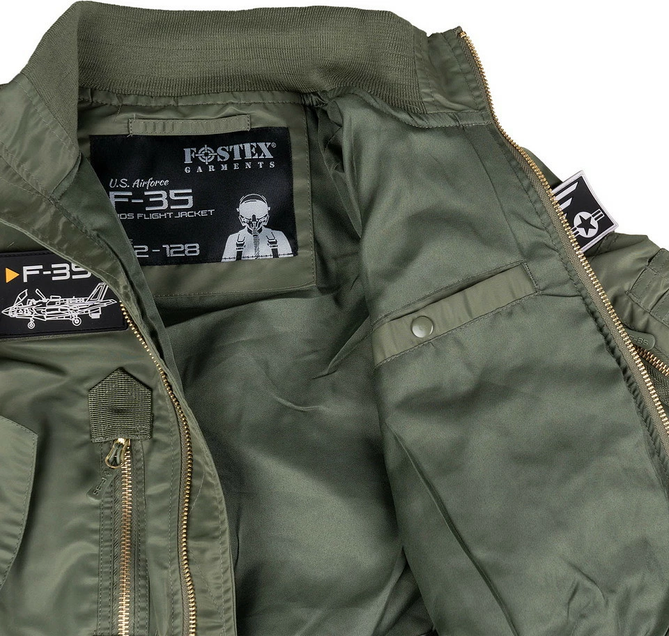Xhaketë Për Fëmijë Fostex Garments Kids F-35 Flight Jacket
