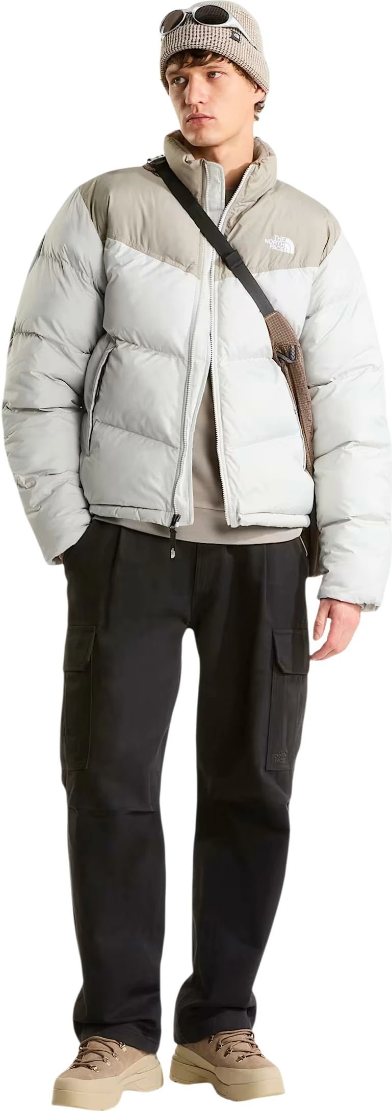 Jakne për meshkuj The North Face Saikuru NF0A853I, krem [Madhësia: M]