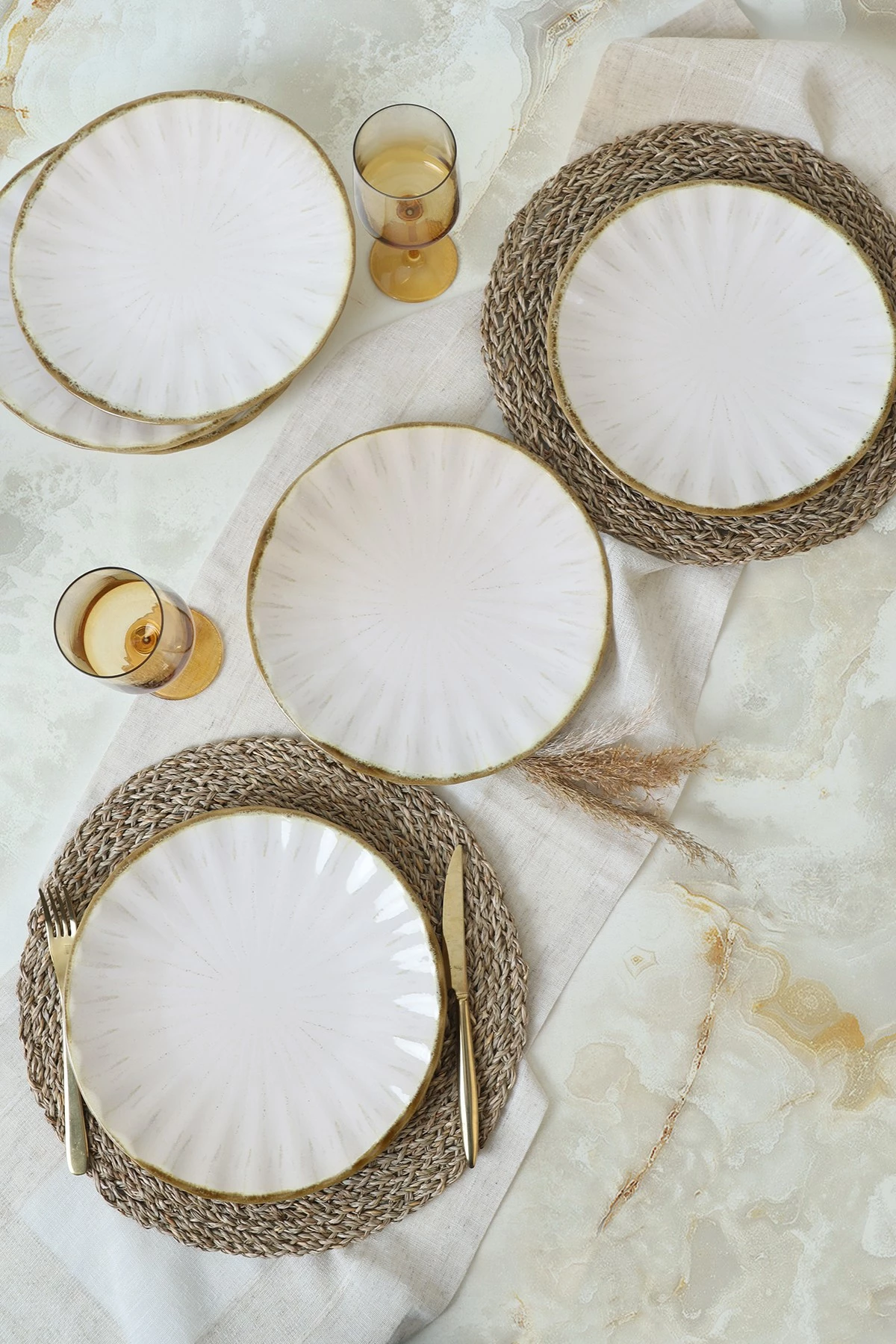 Set pjatash shërbimi (6 copë), Hermia Concept, X00018271