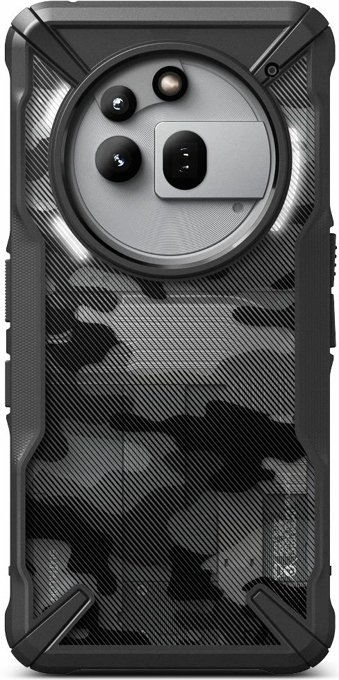 Mbështjellës Ringke Fusion X për Nothing Phone 3A Pro, Clear Grey