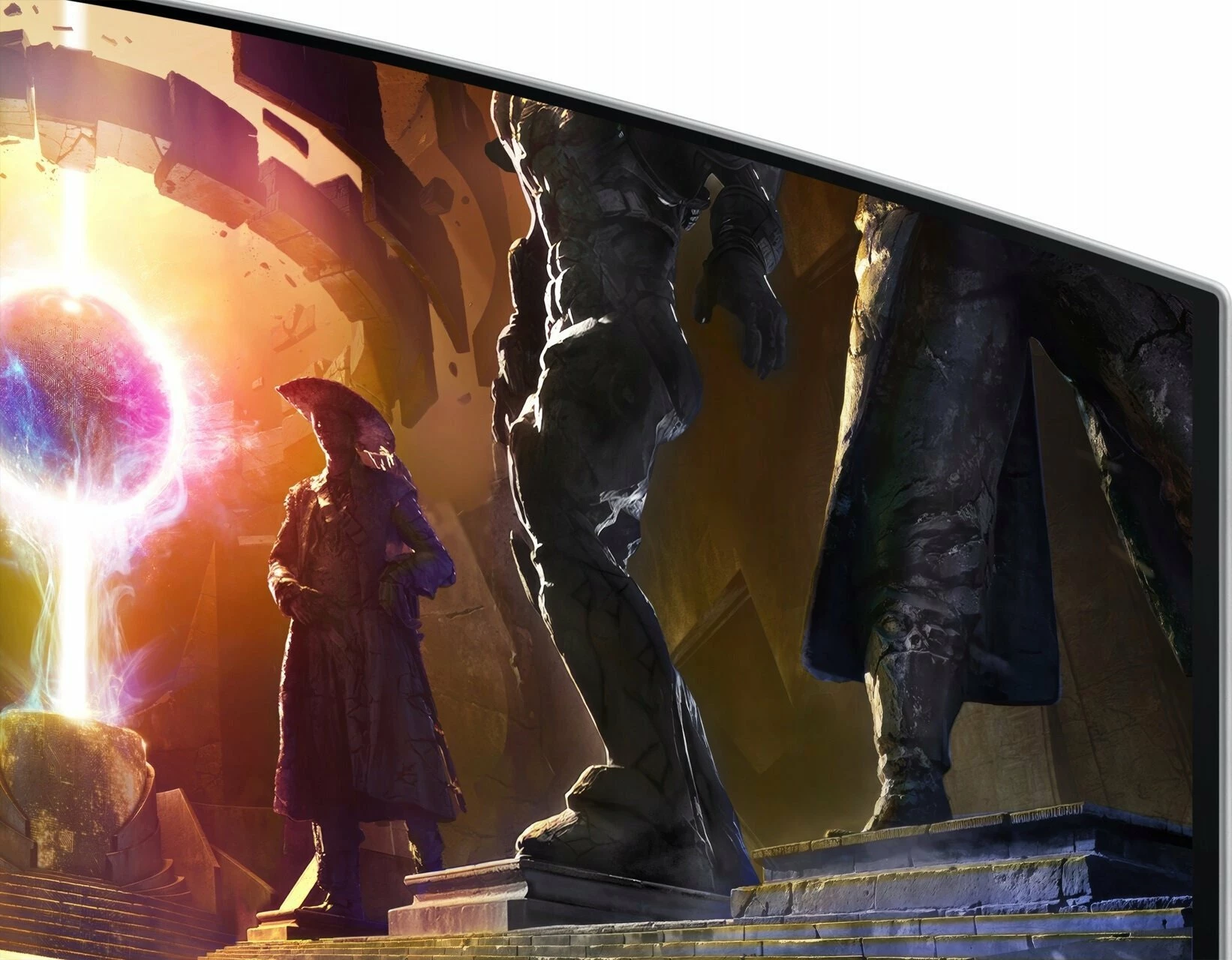 Monitor gaming Samsung Odyssey G8 OLED LS34DG850SUXDU 34\" UWQHD 175Hz i lakuar Silver 3