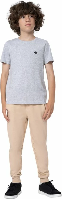 Pantallona të gjera për djem 4F, ngjyrë bež