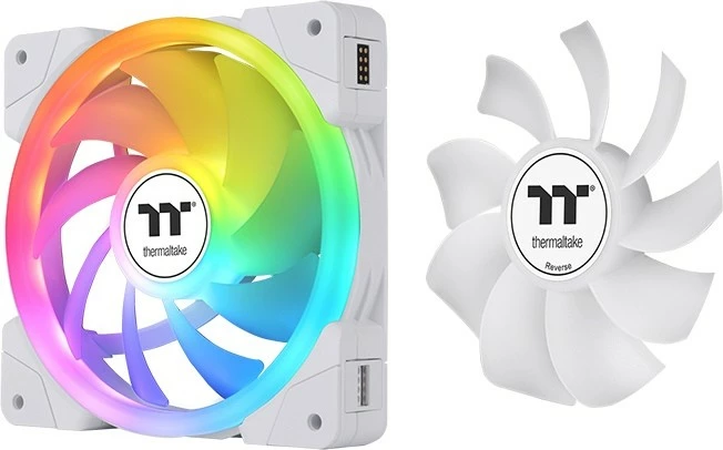 Ftohës ajri Thermaltake SWAFAN EX12 ARGB, 14 cm, 3 copë, Bardhë