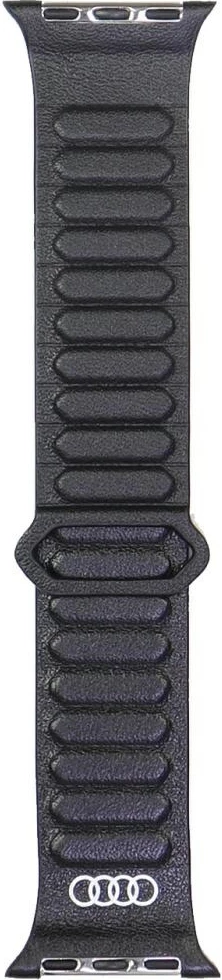 Rrip lëkure Audi me magnet për Apple Watch 40/41/42mm, i zi