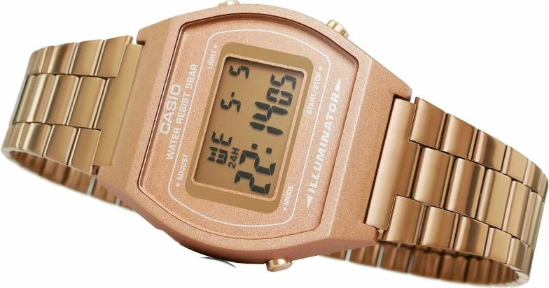 Orë dore për femra Casio, rozë gold