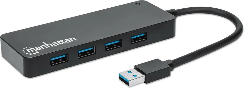 USB hub MANHATTAN 4-Port USB 3.2 Gen 1, 4x USB-A, i zi