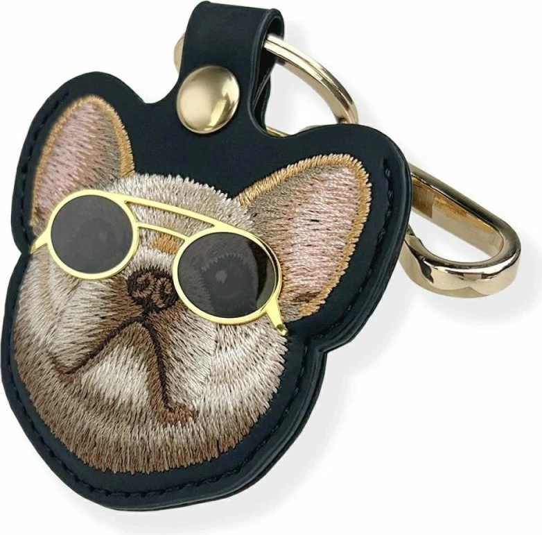 Kutijë për locator Nimmy Glasses Cool Dog, e zezë