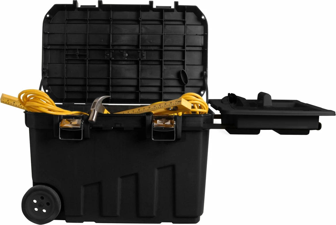 Karrocë kuti veglash Stanley Job Chest 1-92-978, 77x49x48 cm, 91 L, e zezë