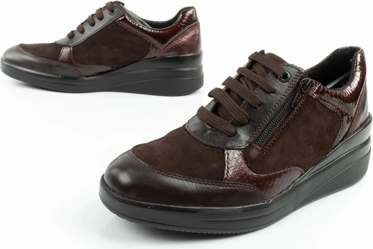 Atlete platforme për femra Scholl, kafe