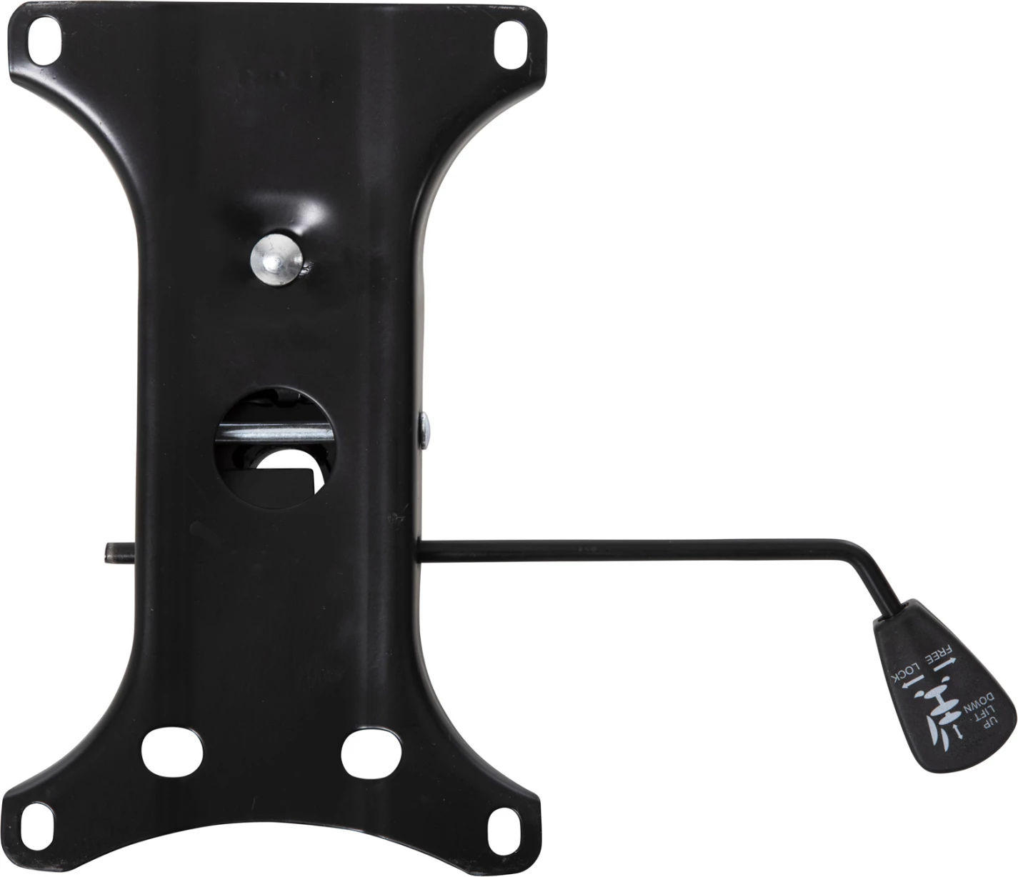 Baza metalike zëvendësuese për karrige zyre me leva FH11376, 26x15 cm, ngjyrë e zezë