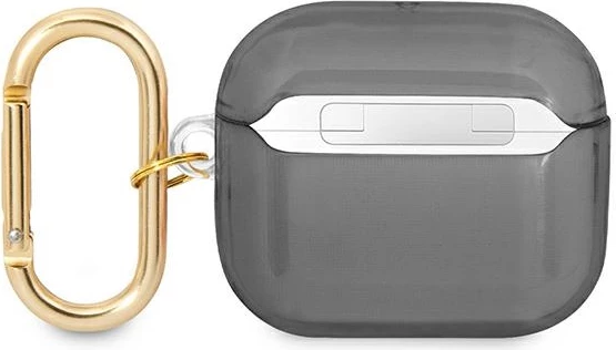 Mbështjellës Guess për AirPods 3, Strap Collection, i zi