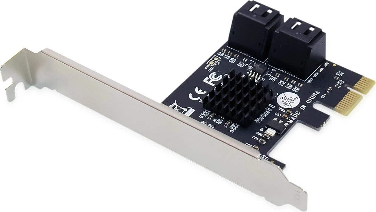 Kartelë zgjerimi PCIe Conceptronic PCIe 2.0, 4x SATA 3.0 6Gbps, e zezë