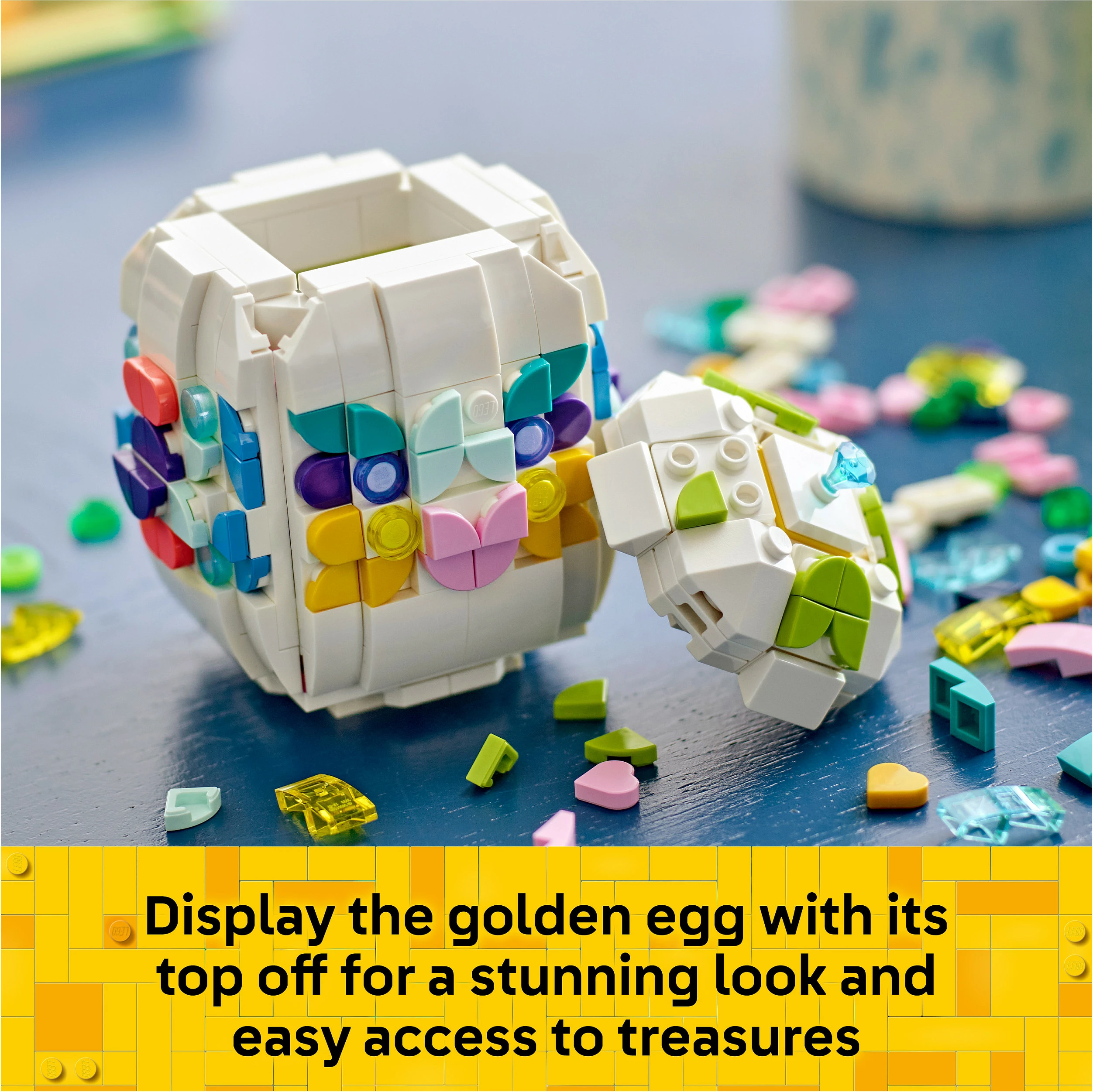 Set ndërtimi LEGO Iconic 40816 Decorative Easter Egg, 386 copë, 9+ vjeç, shumëngjyrësh