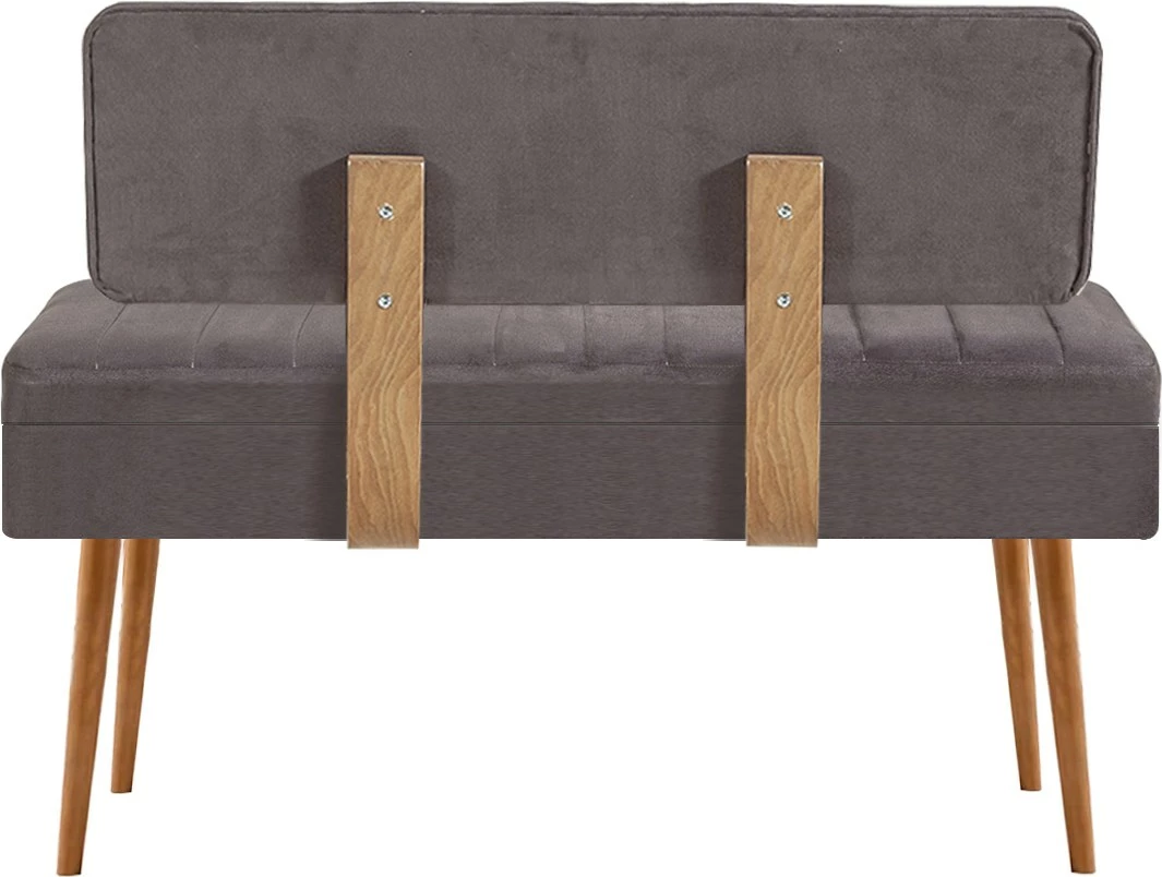 Tavolinë me karrige, set 5 pjesësh, zgjatshme, Hanah Home Vina 0701-4, anthracite, atlantic