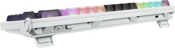 Tastierë Asus ROG Azoth X, mekanike, RGB, wireless/wired, 75%, bardhë-zi