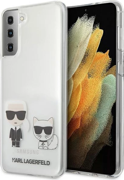Mbështjellës Karl Lagerfeld KLHCS21MCKTR për Samsung Galaxy S21+, Transparent