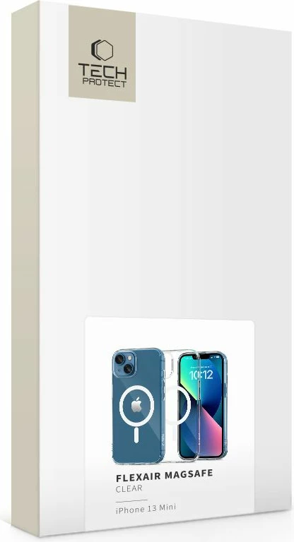 Mbështjellës Tech-Protect FlexAir MagSafe për iPhone 13 mini, Transparent