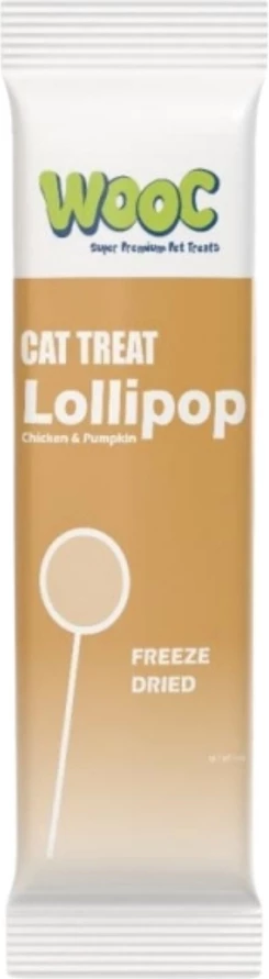 Wooc Lollipop Pulë dhe Kungull i Ëmbël për Macet 1,4gr