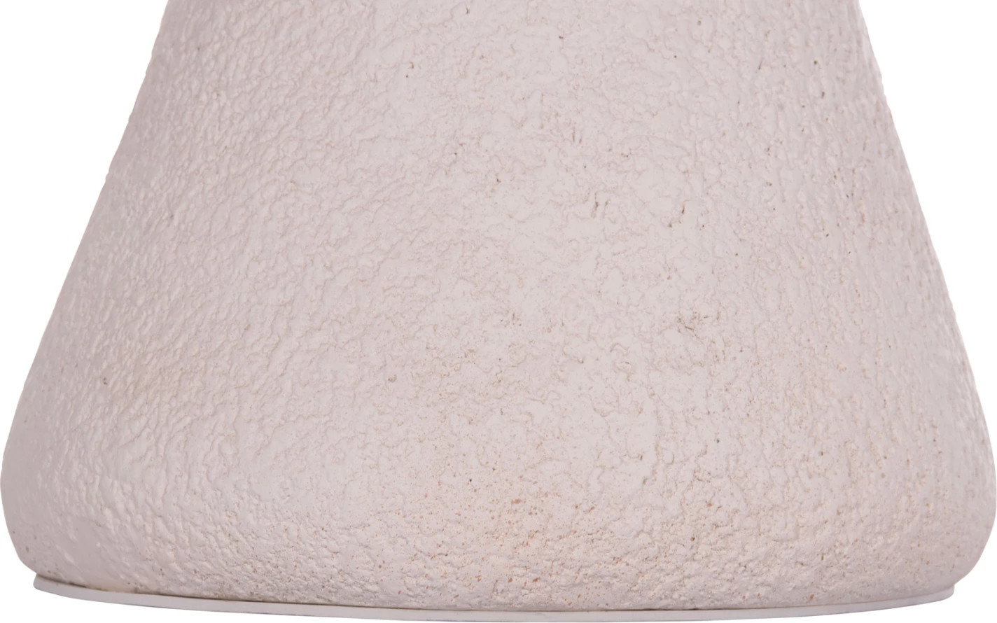 Stool i rrumbullakët INTERON, fibër-cement, ngjyrë e bardhë, FH18171.02, Φ34x39cm