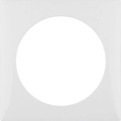 Kornizë ndërprerësi BERKER 09 1827 25, 1-vend, e bardhë me shkëlqim